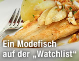 Pangasius-Filet auf Teller