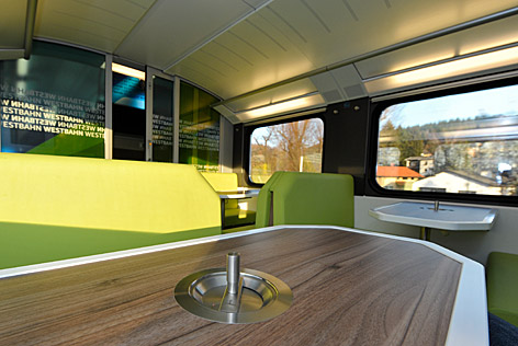 Westbahn-Inneneinrichtung