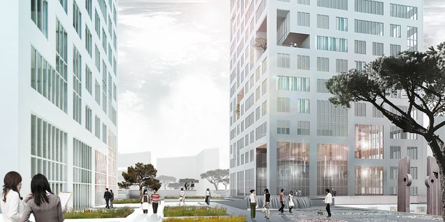 Wolkenkratzer-Projekt in Seoul des niederländischen Architekturbüros MVRDV