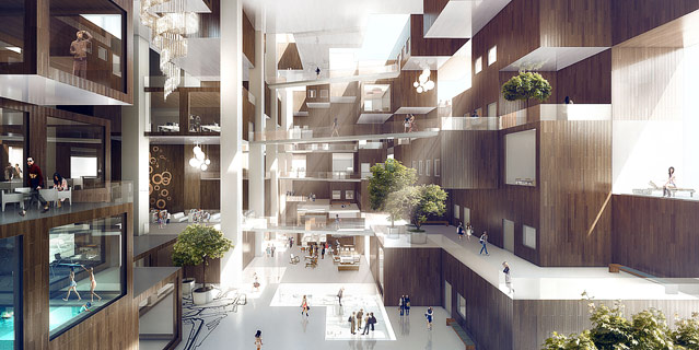 Wolkenkratzer-Projekt in Seoul des niederländischen Architekturbüros MVRDV