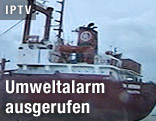 Gestrandeter Frachter TK Bremen