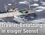 Trawler in Seenot