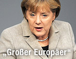 Angela Merkel bei Rede