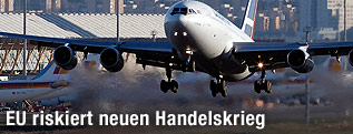Flugzeuglandung
