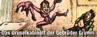 Illustration der Grimm-Geschichte "Die Wichtelmänner"