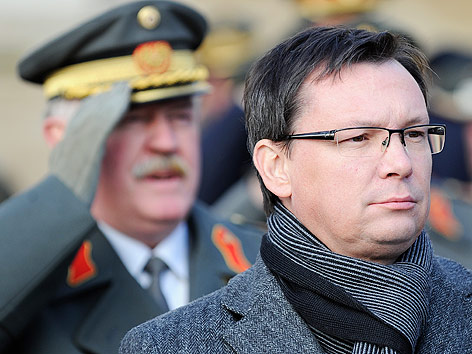 Verteidigungsminister Norbert Darabos und Generalstabschef Edmund Entacher