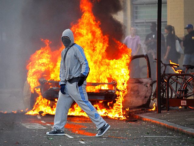 Randale in Londoner Stadtteil Hackney