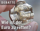Geschredderte Euro-Münze