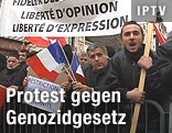 Protestierende Türken in Paris