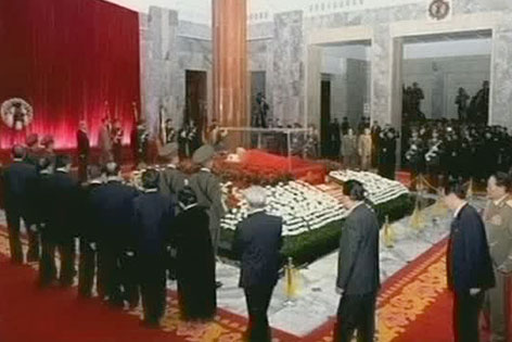 © AP/KRT Trauerfeier von Kim Jong Il