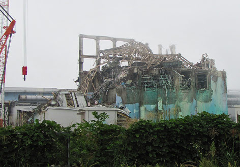 © AP/Tokyo Electric Power Co. Zerstörter Reaktor in Fukushima