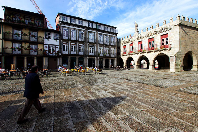 © APA/EPA/Jose Coelho Der Oliveira Platz in der portugiesischen Stadt Guimaraes