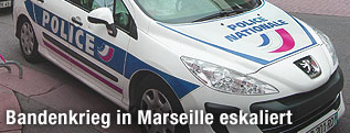 Französisches Polizeiauto