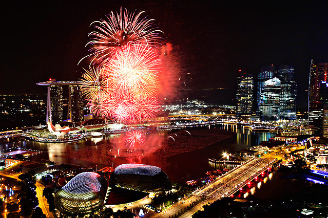 © Reuters/Tim Chong Silvesterfeiern in Singapur