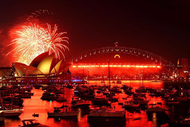 © APA/EPA/Mick Tsikas Silvesterfeiern in Sydney