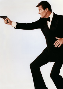 © picturedesk.com/Interfoto Roger Moore als "James Bond"