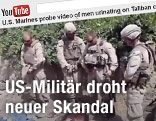 Screenshot von Youtube.com zeigt ein Video, in dem Soldaten auf Leichen urinieren
