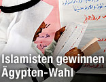 Mann bei Wahl in Ägypten