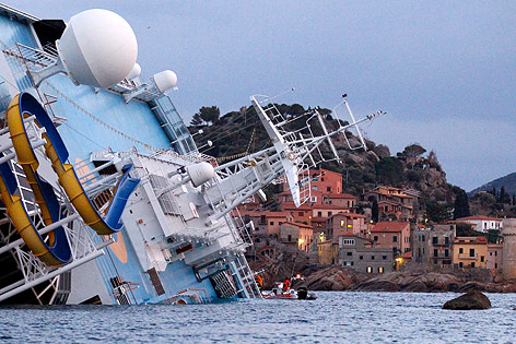 Gekenterte "Costa Concordia"