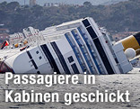 Schiffswrack der "Costa Concordia"