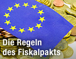 Euroflagge auf M&uuml;nzen