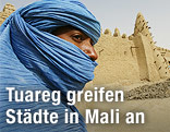 Mann des Tuareg-Stammes
