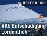 Das Wrach der "Costa Concoridia"