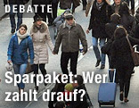 Menschen auf der Straße