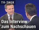 ZIB2 Armin Wolf und Heinz-Christian Strache Bundesparteiobmann FP&Ouml;