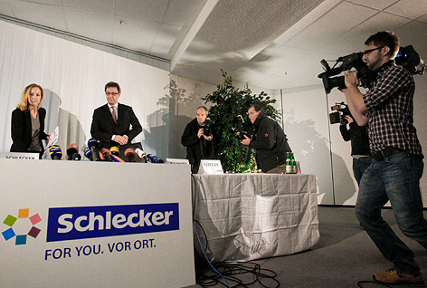 Schlecker Pressekonferenz