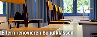 Leere Schulklasse