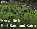 Ausschreitungen in Fu&szlig;ballstadion
