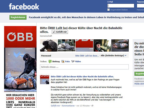© Screenshot www.facebook.com Facebook-Screenshot