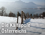 Winterlandschaft am Mondsee