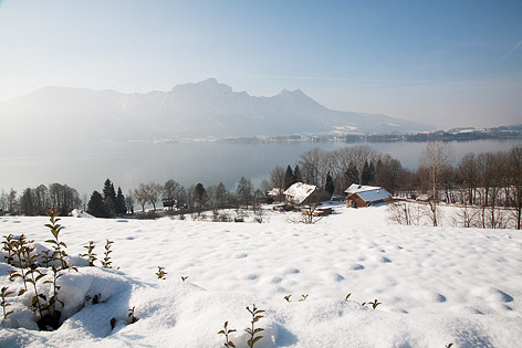 © ORF.at/Zita Köver Winterlandschaft am Mondsee
