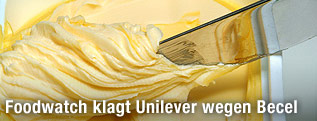 Margarine und Messer