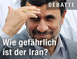 Iranischer Präsident Mahmoud Ahmadinejad