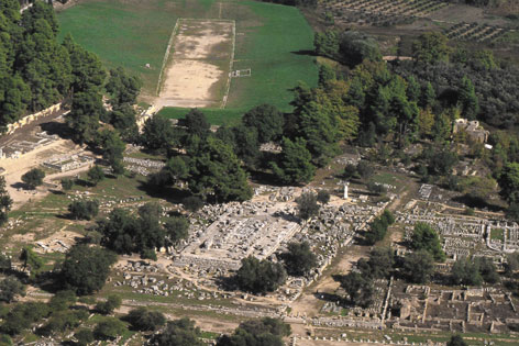 © Hans Rupprecht Goette Ruinen des antiken Olympia