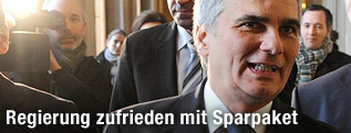 Werner Faymann im Kameralicht