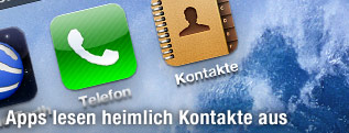 Screenshot eines iPhones