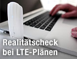 Laptop mit USB-Modem