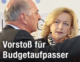Niederösterreichs Landeshauptmann Erwin Pröll und Finanzministerin Maria Fekter