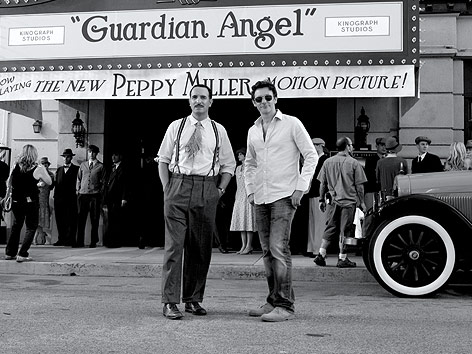 "The Artist"-Hauptdarsteller Jean Dujardin mit Regisseur Michel Hazanavicius