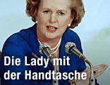 Margaret Thatcher 1979 als britische Premierministerin