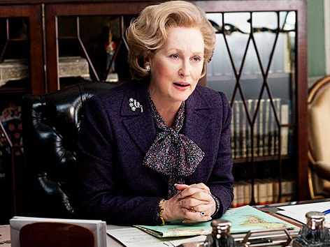 © Fimladen Filmverleih Meryl Streep als Margaret Thatcher in ihrem Büro