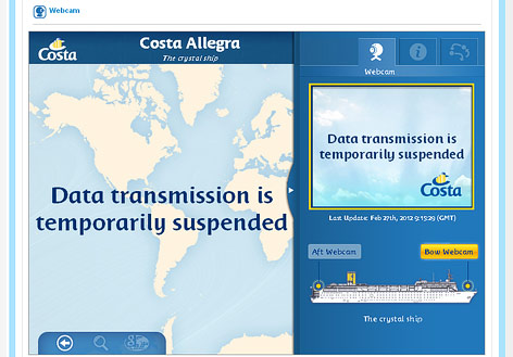 © Screenshot costacruise.com Screenshot der Webseite costacruise.com