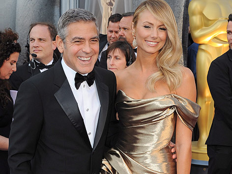 George Clooney und Stacy Keibler