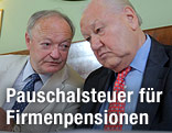 Die Seniorenrats-Präsidenten Andreas Khol und Karl Blecha