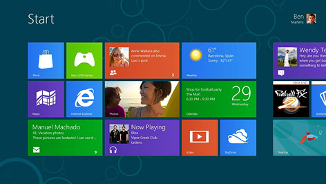 © Microsoft Windows 8 Beta