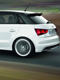 Der neue Audi A1 von hinten